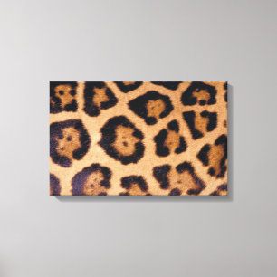 Leopard skin canvas print