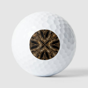 Leopard Skin & Chain Jewellery Golf Balls