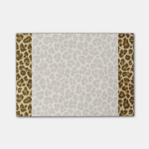 Leopard Skin Fabric Pattern Post-it Notes