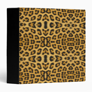 Leopard Skin, Fur, Hair Print Binder