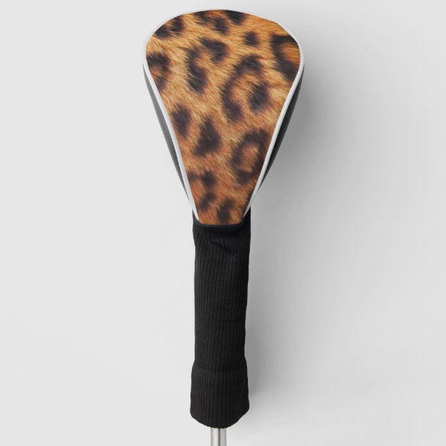 Leopard Skin Golf Head Cover (Front)