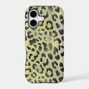 Leopard Skin in Tangerine Lime Green