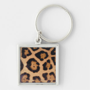 Leopard skin keychain