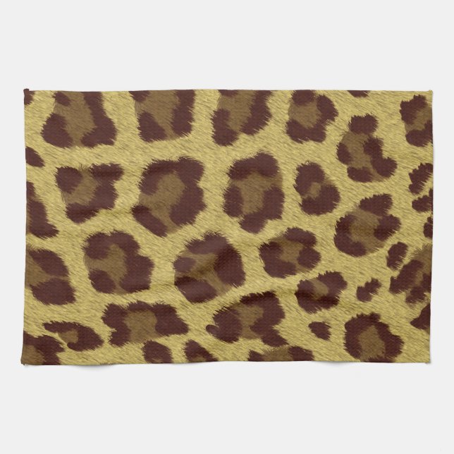 Leopard Skin Kitchen Towel (Horizontal)