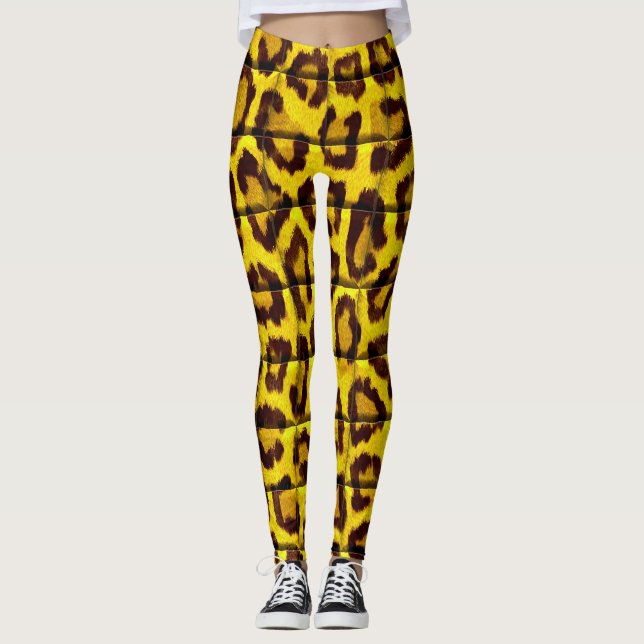 Leopard skin leggings (Front)