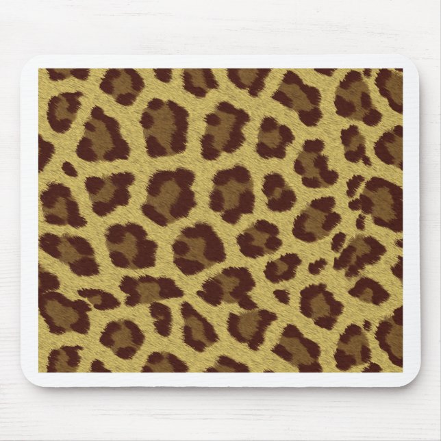 Leopard Skin Mouse Pad (Front)