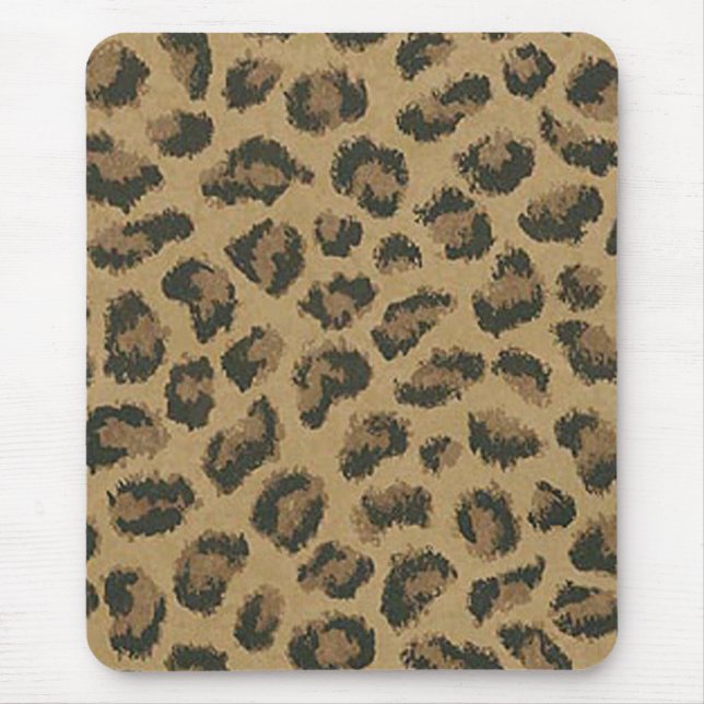 Leopard Skin Mouse Pad (Front)