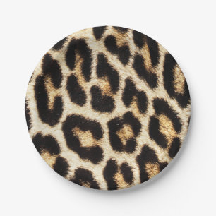 Leopard Skin Paper Plate