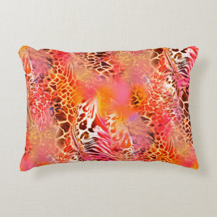 leopard skin pattern fabric leopard,abstract,anima accent pillow