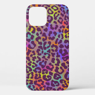 Leopard skin pattern. Repeating seamless animal ba iPhone 12 Case