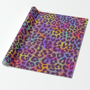 Leopard skin pattern. Repeating seamless animal ba Wrapping Paper