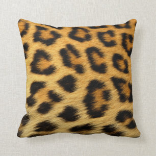 Leopard Skin Pattern Throw Pillow
