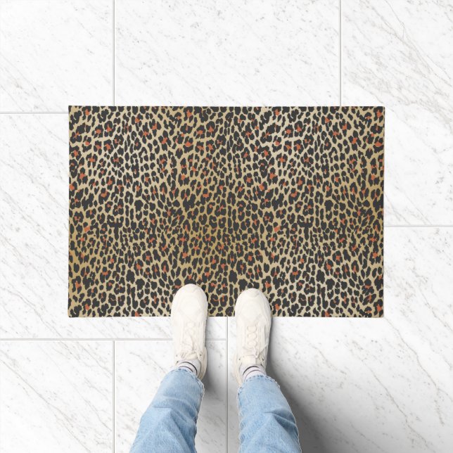 Leopard Skin Print Doormat (Indoor)