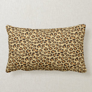 Leopard Skin Print Lumbar Pillow