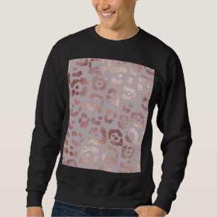 Leopard skin: rose gold elegance. sweatshirt