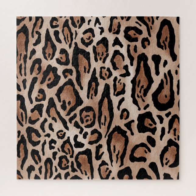 Leopard skin: seamless pattern. jigsaw puzzle (Vertical)