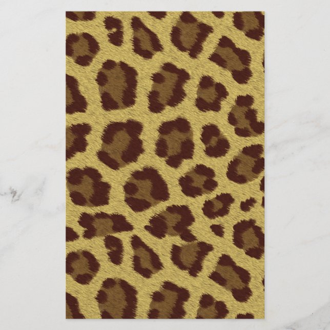 Leopard Skin Stationery (Front)