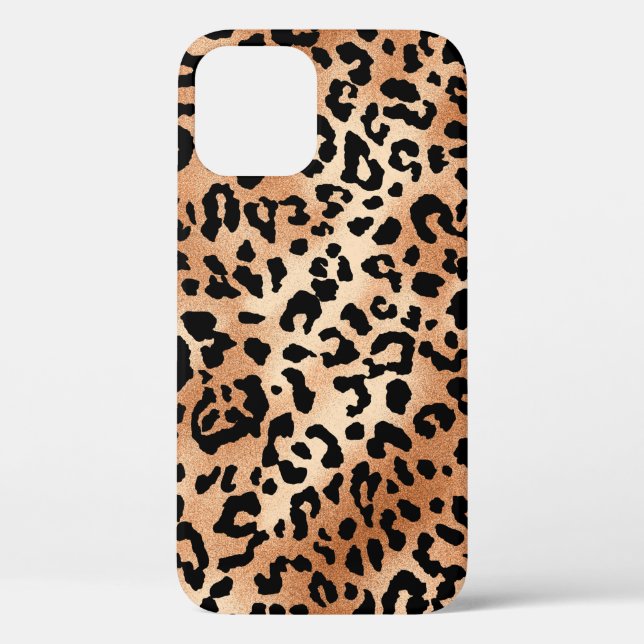 leopard skin. Stylish blouse design with leopard s Case-Mate iPhone Case (Back)