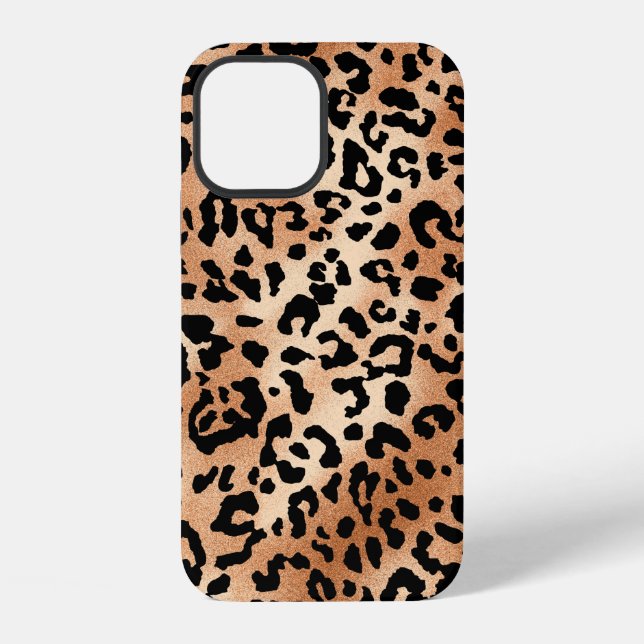 leopard skin. Stylish blouse design with leopard s iPhone Case (Back)
