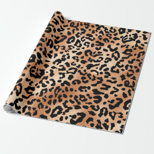 leopard skin. Stylish blouse design with leopard s Wrapping Paper