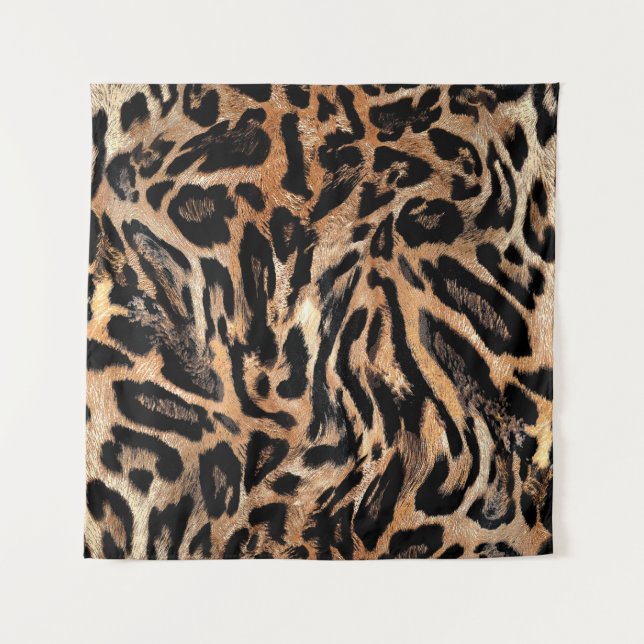 Leopard skin texture tapestry (Front)