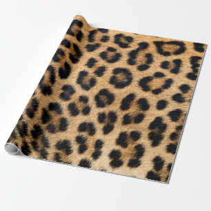 Leopard skin texture wrapping paper