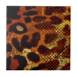 Leopard skin tile