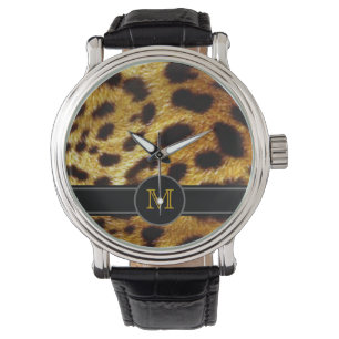 leopard skin to add initial watch