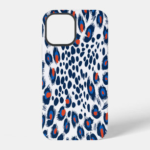 Leopard skin: vintage seamless pattern. iPhone 12 case