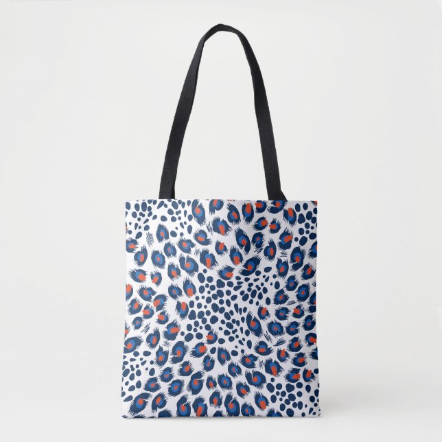 Leopard skin: vintage seamless pattern. tote bag (Front)