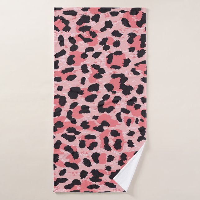 Leopard skin: vintage seamless texture bath towel (Bath Towel)