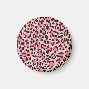 Leopard skin: vintage seamless texture magnet