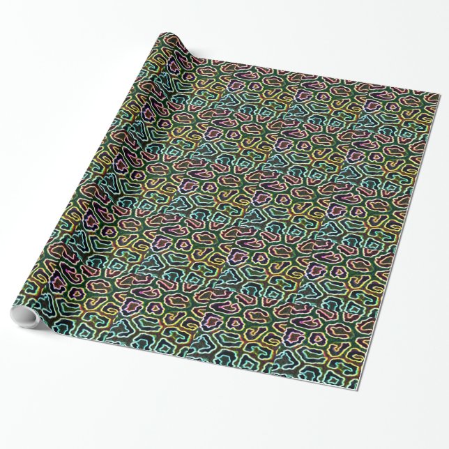 Leopard Skin Wrapping Paper (Unrolled)