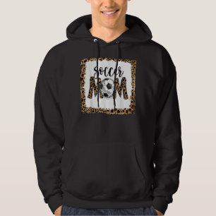 Leopard Soccer Mom Cute Mom Life Soccer Game Day C Hoodie