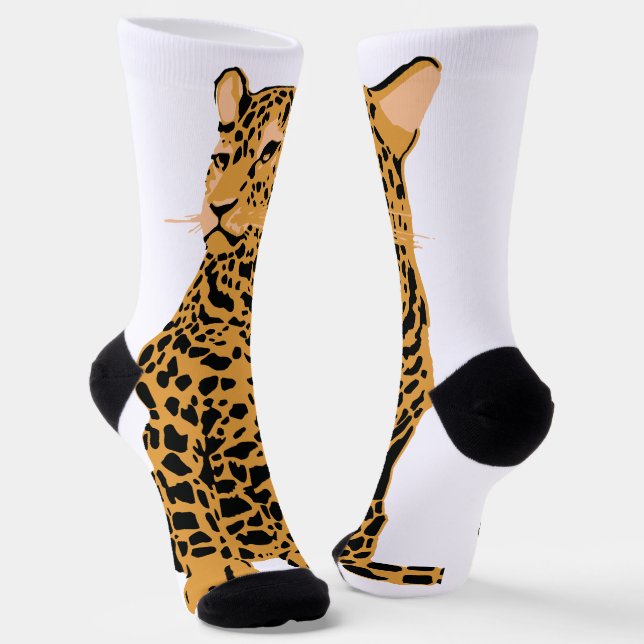 Leopard Socks (Angled)