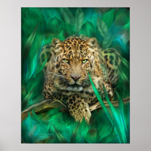 Leopard - Spirit Of Empowerment Art Poster/Print Poster