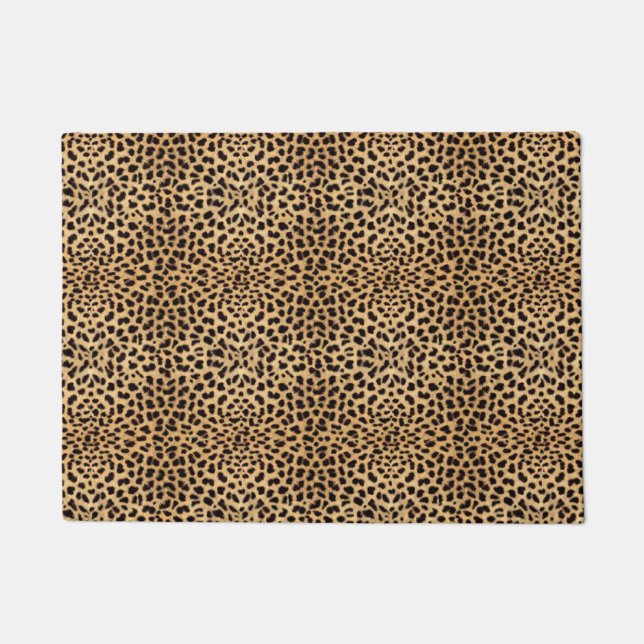Leopard Spot Skin Doormat (Front)