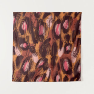 Leopard Spots African Animal Pattern Tapestry