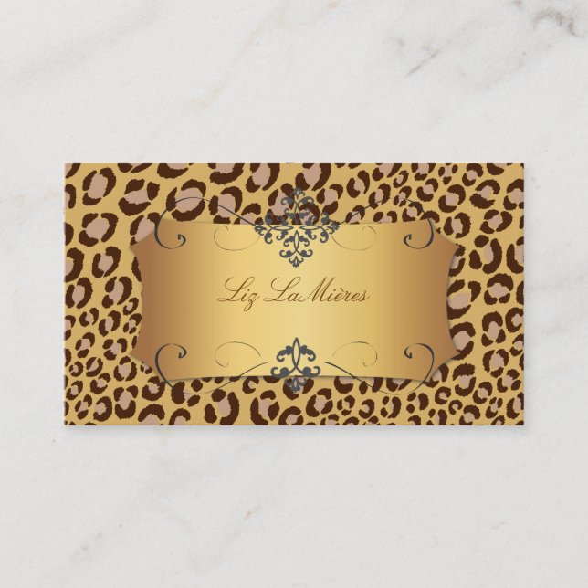Leopard spots / business cards (Front)