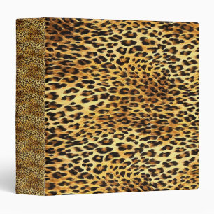 Leopard Spots Camouflage Pattern Painting Binder