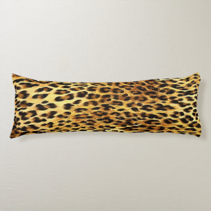 Leopard Spots Camouflage Pattern Painting Body Pillow