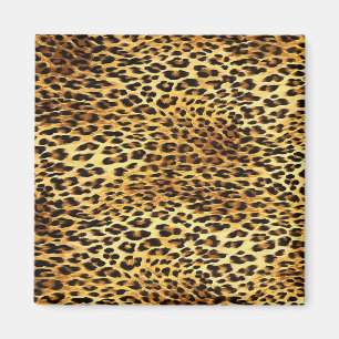 Leopard Spots Camouflage Pattern Painting Magnet