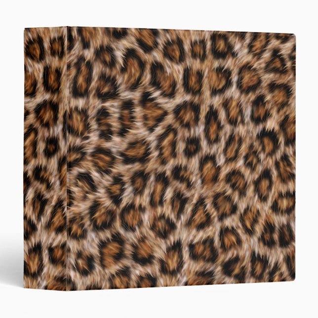 Leopard Spots Fur Jaguar Animal Cat skin Pattern.j Binder (Front/Spine)