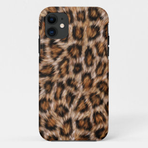 Leopard Spots Fur Jaguar Animal Cat skin Pattern.j iPhone 11 Case