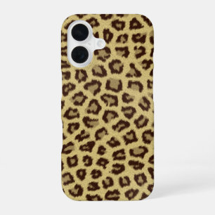 Leopard Spots Golden iPhone 16 Case
