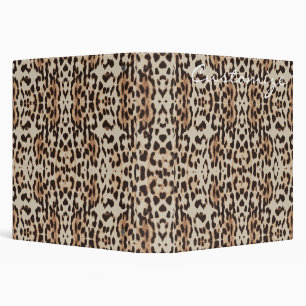 Leopard Spots Pattern Thunder_Cove Binder