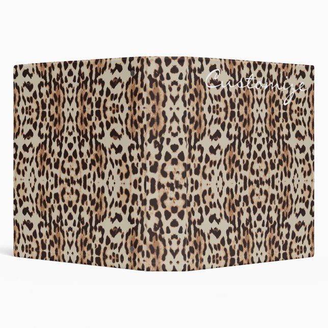 Leopard Spots Pattern Thunder_Cove Binder (Background)