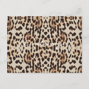 Leopard Spots Pattern Thunder_Cove Postcard