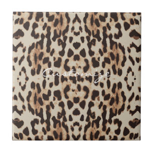 Leopard Spots Pattern Thunder_Cove Tile