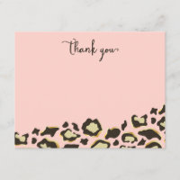 Leopard Spots & Tiger Stripes Thank You